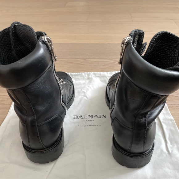 Balmain all leather boots, size 41 (8) - Picture 2 of 6